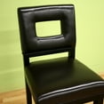 thumbnail image 4 of Baxton Studio Faustino Dark Brown Leather Barstool, 4 of 8