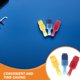 thumbnail image 3 of unbranded 180Ud Conectores Spade Aislados En Kit Multicolor Para Empalme De Cables Eléctricos, 3 of 7