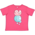 thumbnail image 3 of Inktastic Cute Axolotl Sitting on a Bubble Boys or Girls Toddler T-Shirt, 3 of 5