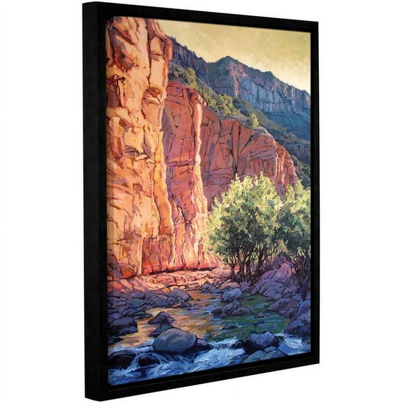 ArtWall Rick Kersten "The West Fork" Gallery-wrapped Floater-framed Canvas