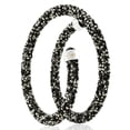 thumbnail image 2 of Ore Black Glittery Wrap Around Luxurious Crystal Bracelet By Matashi, 2 of 7