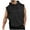 Black, variant on fatyb Mens Workout Hooded Tank Tops Drawstring Sleeveless Hoodies Bodybuilding Cut off Muscle T Shirts