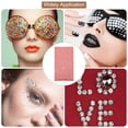 thumbnail image 5 of Unique Bargains 4 Sheet Self-Adhesive Round Rhinestone Stickers 2190Pcs 3mm/5mm Red, 5 of 5