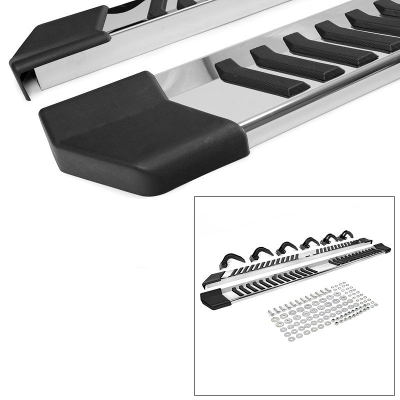 2015 to 2017 Ford F150 Supercrew Stainless Steel Running Boards Side