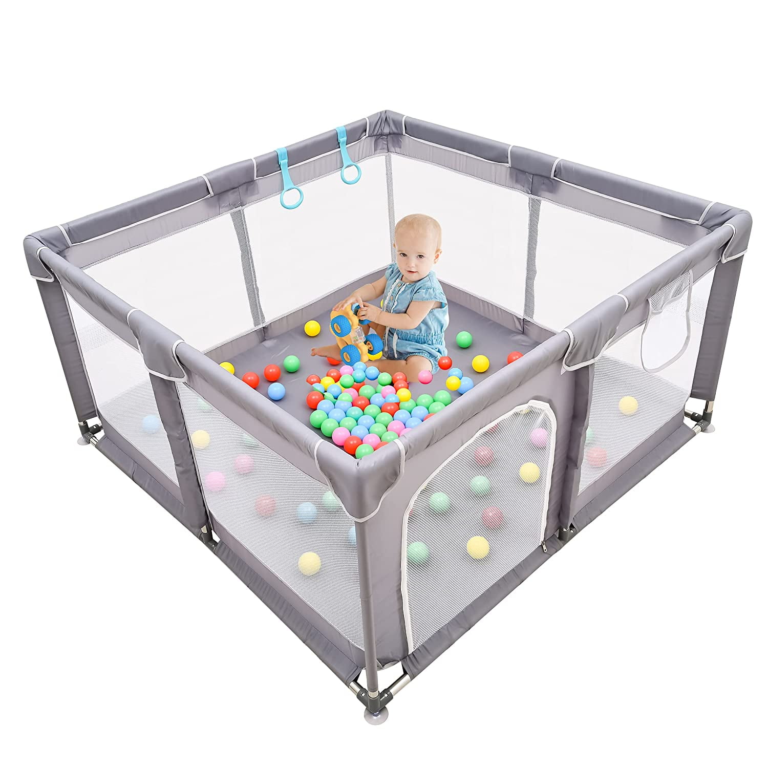 Baby Playpen , Baby Playard, Playpen for Babies with Gate , Indoor