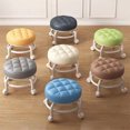 thumbnail image 1 of Lekihaqq Wheeled Stool Low for Home Seat on Wheels Rolling Stool with Wheels Wheelchair Sitting Stool Plastic U Sponge Multifunctional Seamstress Shoe Stool for Lazy Man Doorway, 1 of 9