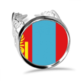 thumbnail image 1 of Asia Pais Mongolia bandera nacional Anillo de compromiso de boda de amor ajustable Unbranded M, 1 of 3