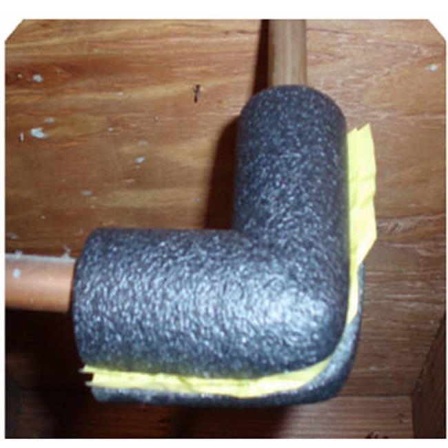 Pipe Insulation, Elbow, Tubular Foam, 3/4Inch
