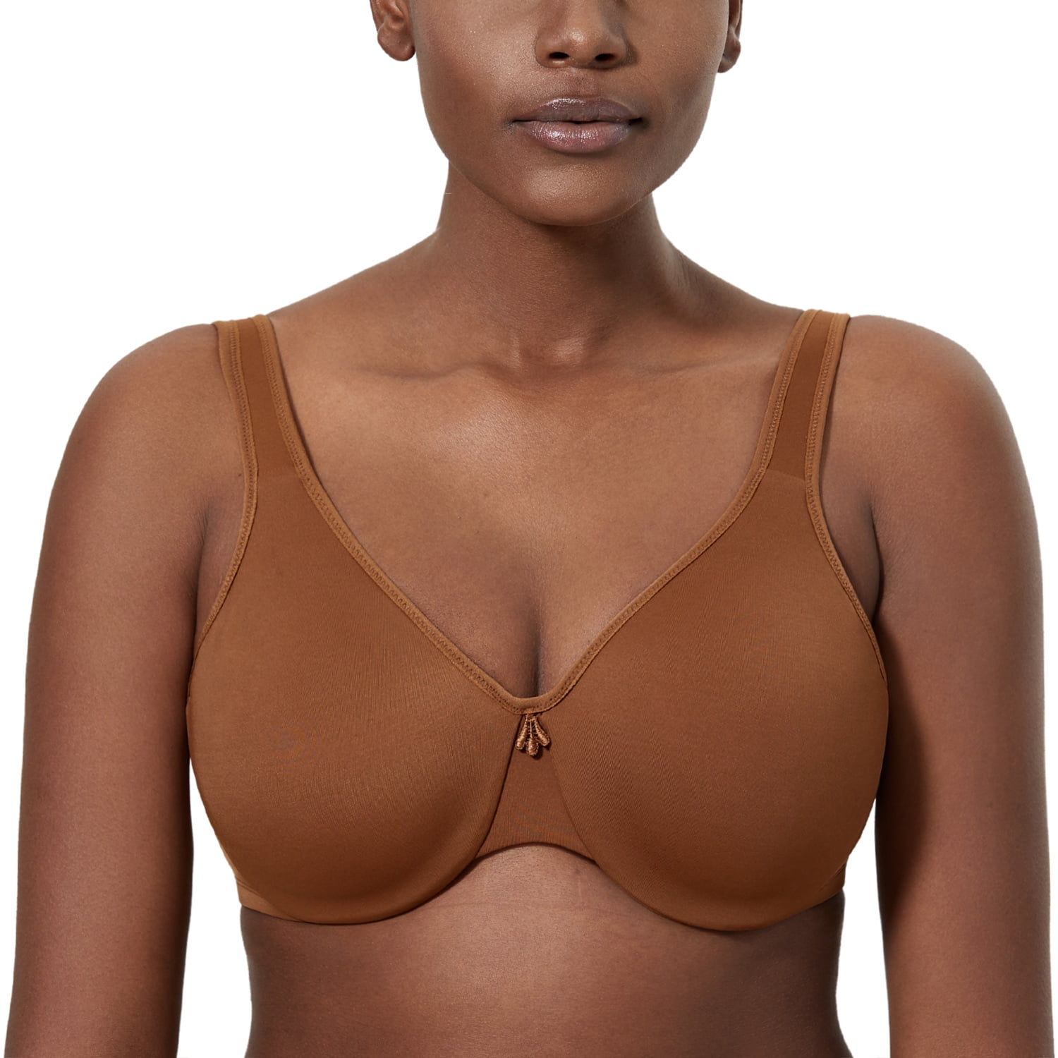 DELIMIRA Womens Smooth Full Coverage Underwire Large Busts Minimizer Bras 