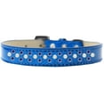thumbnail image 4 of Mirage Pet Sprinkles Ice Cream Dog Collar Pearl and Blue Crystals Size 20 Gold, 4 of 8
