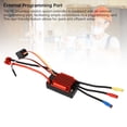 thumbnail image 4 of Controlador De Velocidad Eléctrico RC, Puerto De Programación Externo A Prueba De Polvo 8 Ajuste De Fuerza De Freno De Arrastre Sensor RC Sin Escobillas ESC Para Reparación, 4 of 7