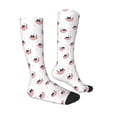 thumbnail image 3 of Fotbe Umbrella Cat print Women's Men's Novelty Crew Socks Cotton Socks Knee High Socks for Walking,Running,Nurses,Pregnancy, 3 of 9