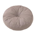 thumbnail image 1 of Lipstore Coussin de Sol Rond Confortable Doux pour Méditation Chaise Canapé Intérieur Gris, 1 of 8