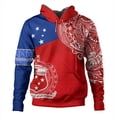thumbnail image 5 of Sudadera con capucha con estampado de tatuaje polinesio con bandera de Maoli en 3D, sudadera con capucha con gráfico de tótem de bandera polinesia, sudadera con capucha para niños, sudaderas geniales, 5 of 5
