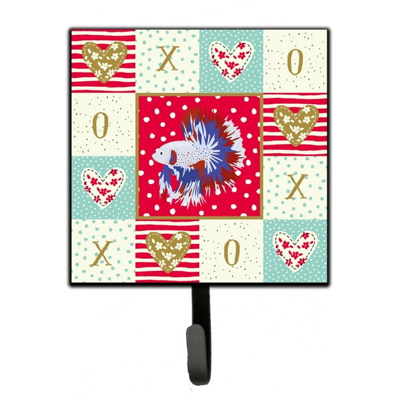 Comb Tail Betta Love Leash or Key Holder