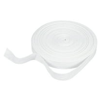 Cotton Twill Tape Ribbon 3/4 Inch 23 Yard Herringbone Webbing Tape Roll Bias Binding Tape for DIY Crafts Sewing Gift Wrapping, White