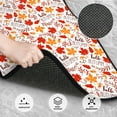 thumbnail image 3 of Naloa Hello Autumn Maple Leaf Car Foot Mat Set of 4 Pieces - Universal Floor Liner Neoprene Full Set Floor Mats for Cars Trucks SUV, 3 of 7