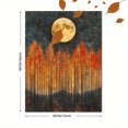 thumbnail image 3 of Gustav Klimt Forest & Moon Canvas Print, Famous Modern Art Poster, Stylish Home Wall Decor, 3 of 8