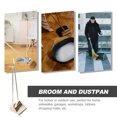thumbnail image 3 of HONITANO 1Set Ergonomic Handle Broom and Dustpan Household Cleaning Kit Assorted Color, 3 of 8
