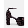 thumbnail image 4 of No Boundaries Women's Platform Dress Sequin Heels, 4 of 6