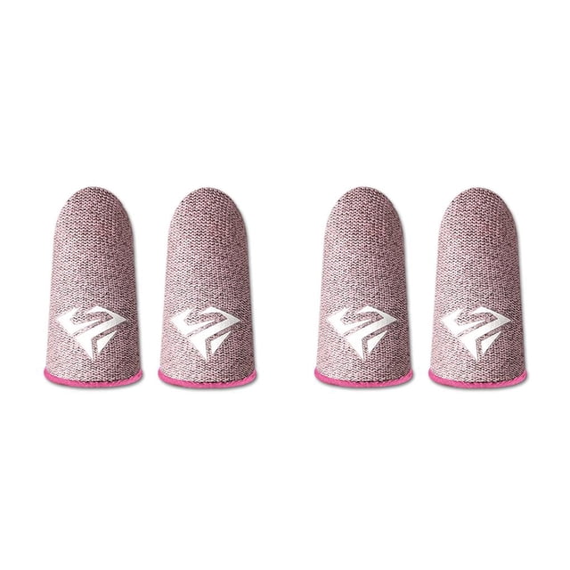 Injueey 5 pares de fundas para los dedos para juegos de teléfonos móviles, guantes antideslizantes sensibles al sudor, fundas de fibra Type8 NO8