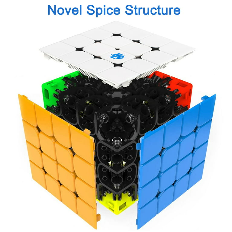 GAN 249 V2, 2x2 Speed Cube Gans Mini Cube Puzzle Toy 2x2x2 Magic Cube 49mm  (Stickerless)