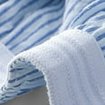 thumbnail image 7 of Shorts for Men Casual Men's Spring Summer Striped Woven Loose Fit Casual Lightweight Shorts Sleep Pants for Home Blue L, 7 of 7