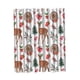 thumbnail image 4 of Cortina de Ducha Navideña de 180x200 Cm Accesorios de Decoración Navideña Lavable con 12 Ganchos Cortina de Baño Versátil Hecha de Tela Impermeable Estilo B, 4 of 9
