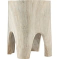 thumbnail image 4 of Meridian Furniture Foligno Travertine Table d'Appoint en Béton pour Intérieur/extérieur, 4 of 8