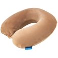 thumbnail image 1 of Almohada de viaje para cuello Brookstone, ligera, de forro polar viscoelástico, 1 of 6