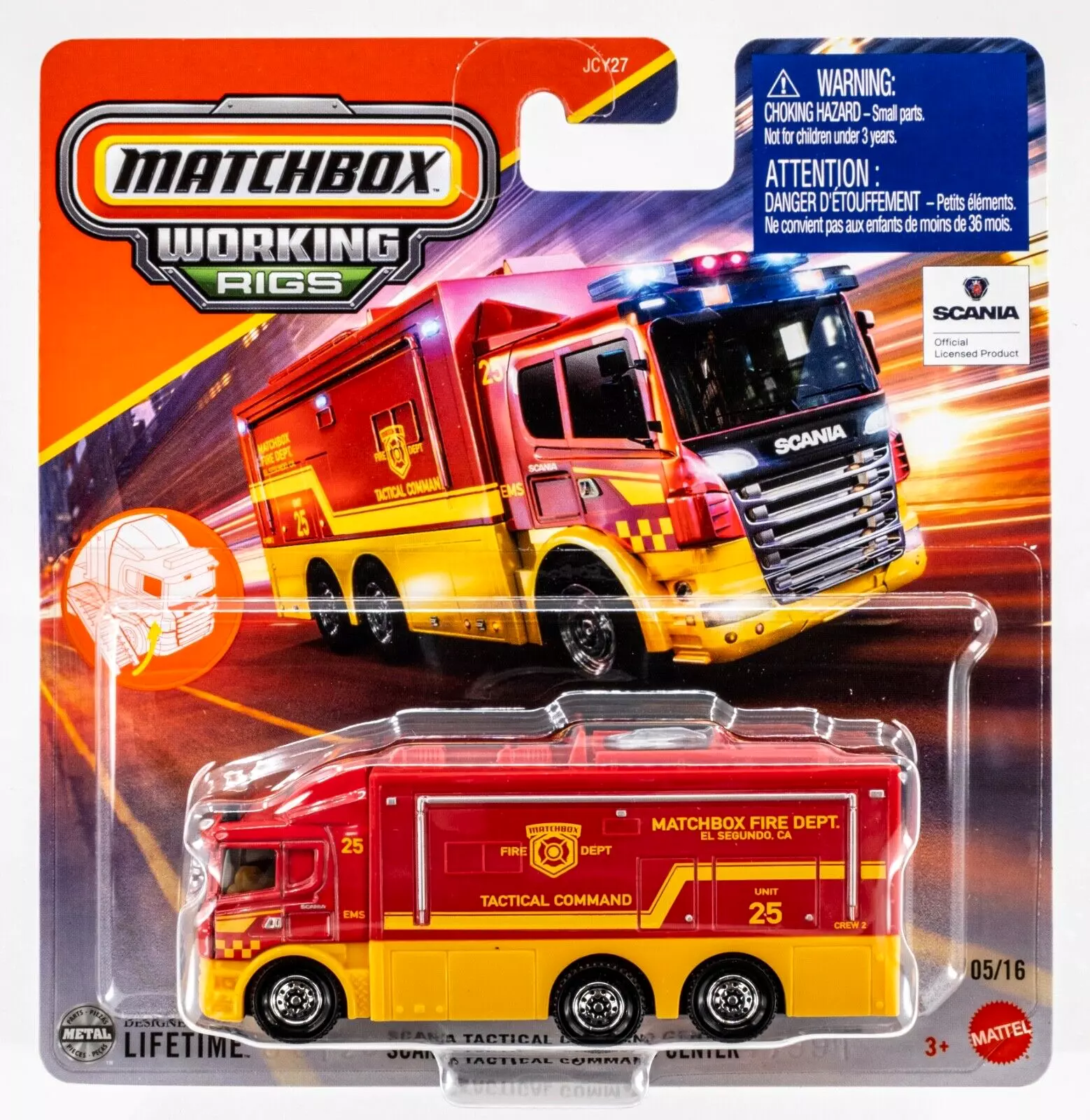 MATCHBOX SCANIA TACTICAL COMMAND CENTER WORKING RIGS 2025