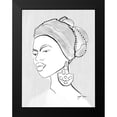 thumbnail image 2 of Tava Studios 15x18 Black Modern Framed Museum Art Print Titled - Wonderous Woman, 2 of 5