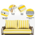 thumbnail image 3 of Outdoor Loveseat Cushion Set, 48 x 24, Water Repellent, Fade Resistant, Couch love seat, 3 of 6
