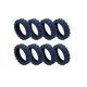 thumbnail image 2 of 8Pcs Luggage Wheel Covers Silicone Suitcase Wheel Protectors For 2-2.7in Wheels Noise Reducing AntiScratch Tire Sleeves Travel Accessories For Checked, 2 of 6