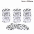 thumbnail image 1 of 200pcs Self-Adhesive Foam Pressure Sensitive Seal Cap Lining Tamper Resistant Seals for Cosmetic Jar Bottle Pot 20mm-82mm Caps, 1 of 5