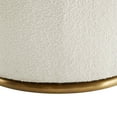 thumbnail image 5 of Modway Nora Boucle Upholstered Swivel Chair in White, 5 of 8