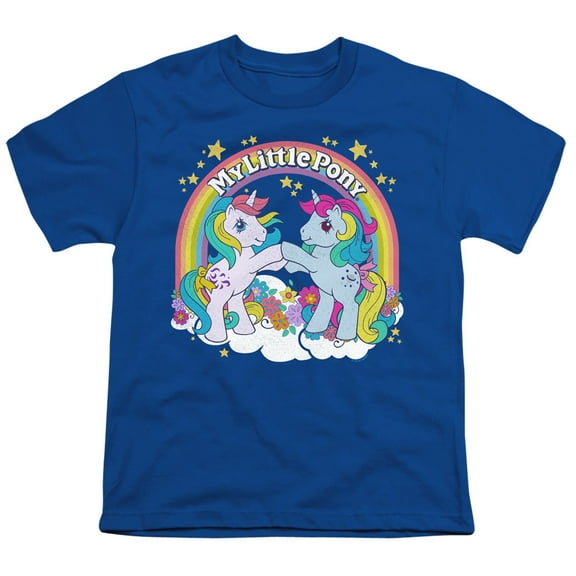 My Little Pony Retro - Unicorn Fist Bump - Youth Short Sleeve Shirt - Small