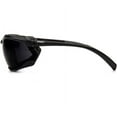 thumbnail image 2 of pyramex safety sb9323stm proximity safety glasses black frames dark gray h2max anti-fog lens, 2 of 6