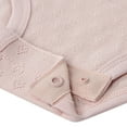 thumbnail image 4 of Huggies Baby Girls 3 Pack Organic Cotton Bodysuits, Sizes NB-9M, 4 of 4