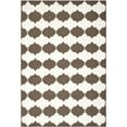 thumbnail image 6 of SAFAVIEH Dhurries Warren Geometric Area Rug, Brown/Ivory, 5' x 8', 6 of 10