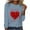 Navy-1, variant on Aofany Women Valentine's Day Pullover Sweatshirts Heart Print Sweater Tops Long Sleeve Crewneck Shirts Fashion Loose Blouse Teen Girls Sweatshirt