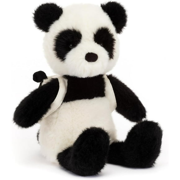 Jellycat Sac à Dos Panda en Peluche, 8,5 Pouces - Jouet en Peluche Panda - Cadeau Classique pour Enfants