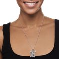 thumbnail image 2 of Ross-Simons Sterling Silver Bali-Style Turtle Pendant Necklace, Women's, Adult, 2 of 4