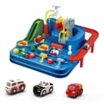 thumbnail image 1 of Tren interactivo manual vehículo dinosaur rampa playet modelos juguetes juguete coches coche aventura para 3 - Mini azul Hugo coche playset, 1 of 9