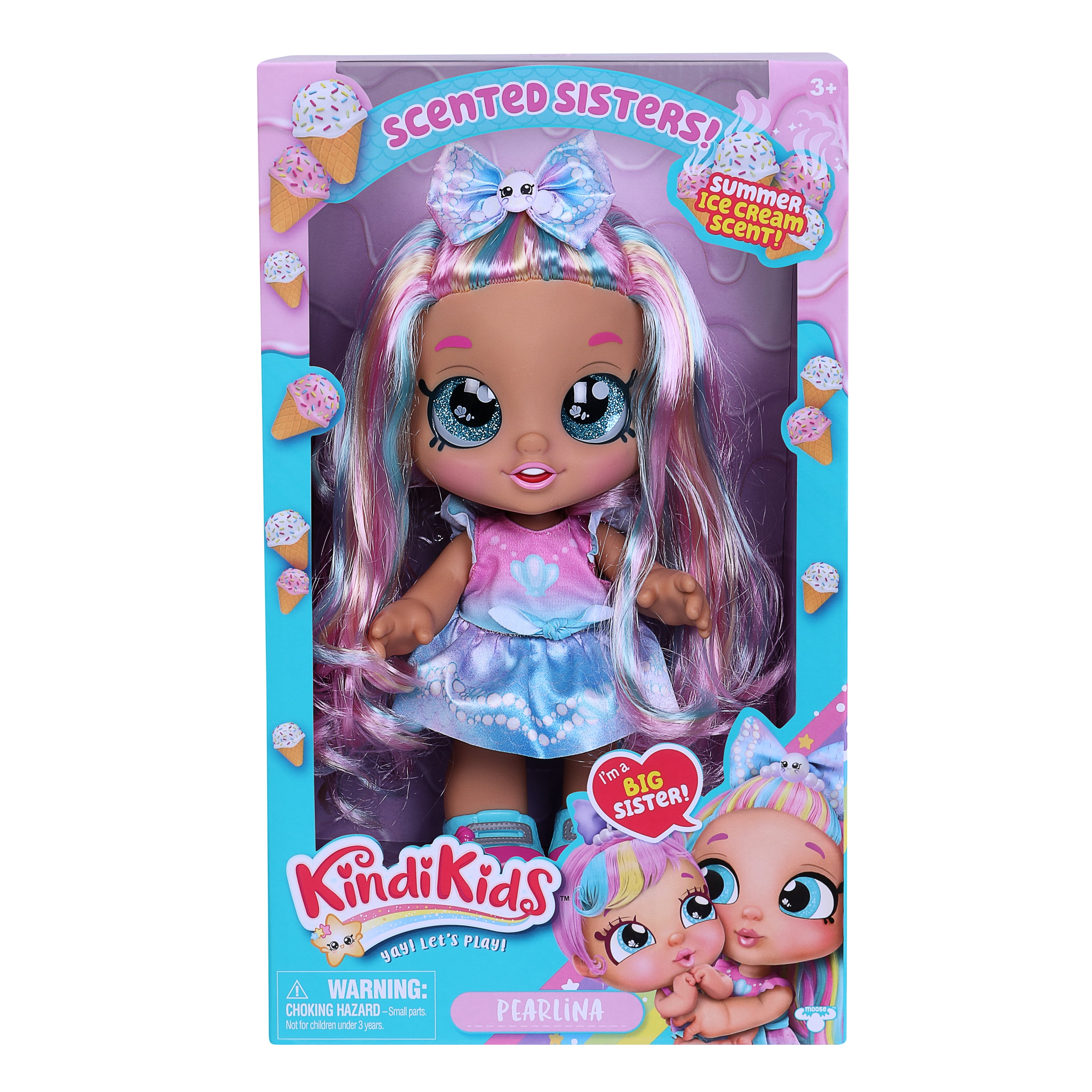 Kindi Kids, Scented Sisters 10 " Play Doll  Pearlina, Preschool, Girls, Ages 3+
