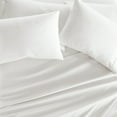 thumbnail image 6 of Wrinkle Resistant Super Soft Bed Sheets Set, Queen 4-Piece Solid in White by Comfort Canopy, 6 of 12