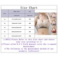 thumbnail image 2 of Women's Thin Lace Big Chest Small Breathable No Underwire Plus Size Bra Underwear Womens Bras No Underwire Pack Womens Comfort Bras Womens Bras plus Size Women Bra Set And Underwear Thong Back Less, 2 of 3
