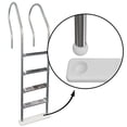 thumbnail image 4 of Aqua Select Hi-Rise Reverse Bend Stainless Steel In-Pool Ladder with Steel Steps, 4 of 7