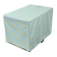 thumbnail image 1 of Yellow Bird Dog Crate Cover, Pattern of Cartoon Little Chickens, Easy to Use Pet Kennel Cover Small Dogs Puppies Kittens, 7 Sizes, Pale Blue Pastel Yellow, by Ambesonne, 1 of 1