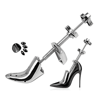 Moaere Professional 2-Way Premium Shoe Stretcher Tough Plastic Shoe Trees Metal Footwear Extender Adjustable Length & Width Durable Shoe Shaper for Men Women